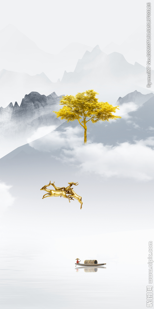 人气 极简高雅玄关 Tif分层