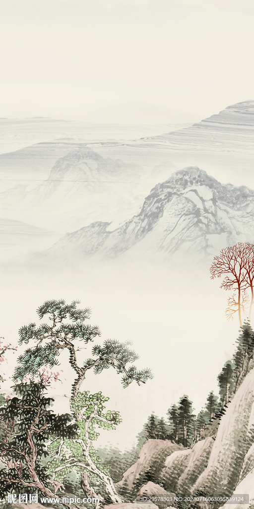 极简 最新高档玄关 Tif分层