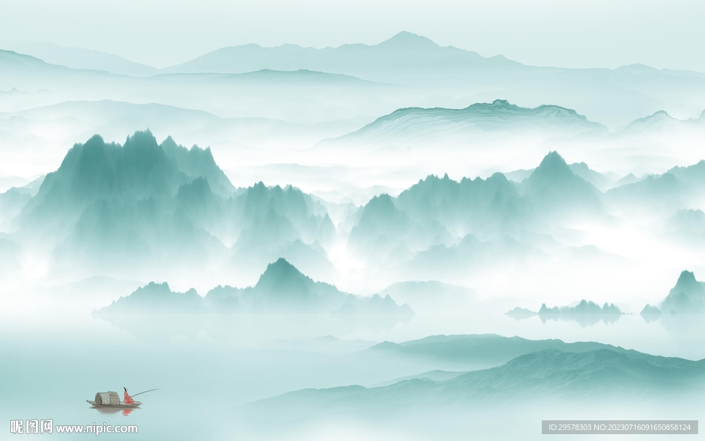 意境 高清现代山水 TIF分层