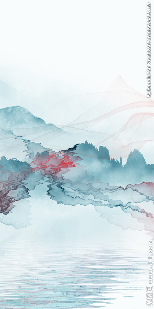 别墅 中式新玄关画 tiF分层