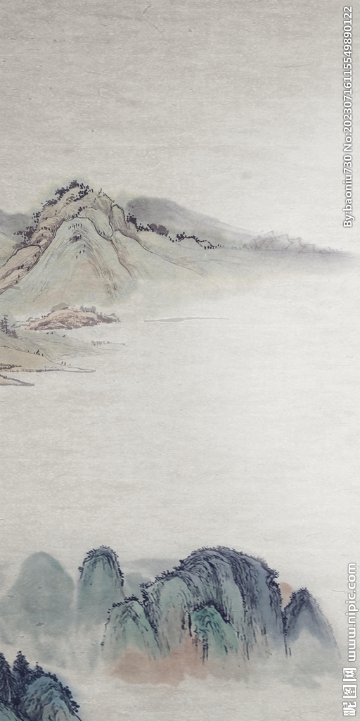 人气 中式新玄关画 tiF分层