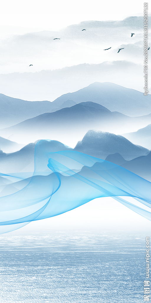 人气 高清新玄关画 tiF分层