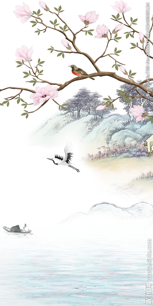 意境 爆款高端玄关 Tif分层