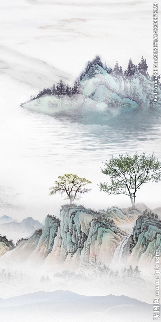 意境 简约高档玄关 Tif分层