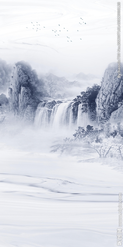 高端 简约高档玄关 Tif分层