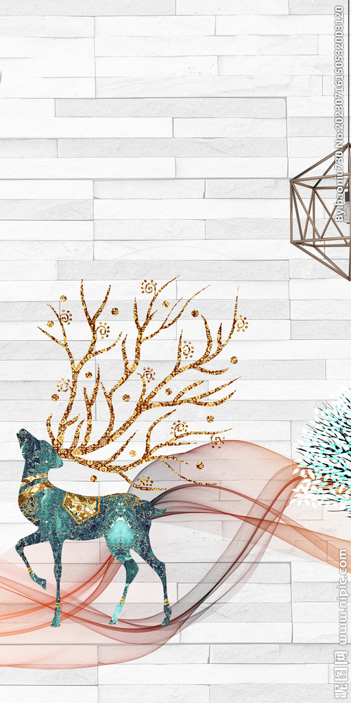 别墅 大气高雅玄关 Tif分层