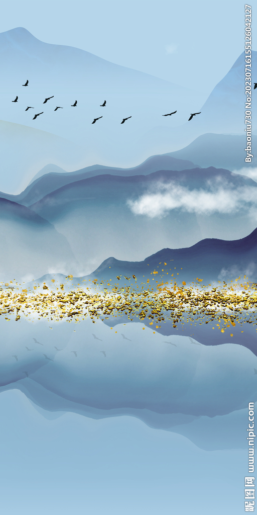 现代 高档新玄关画 TiF分层