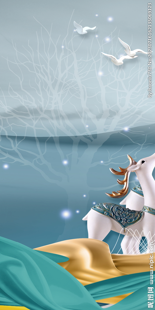 高端 现代极简玄关 Tif分层