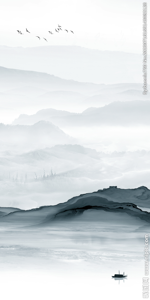 中式 高端极简玄关 Tif分层