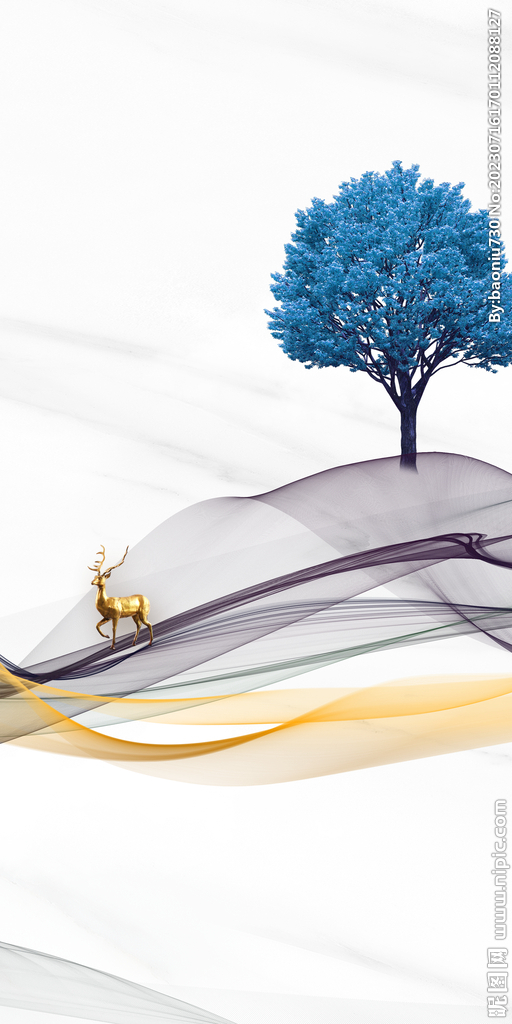 高清 高端极简玄关 Tif分层