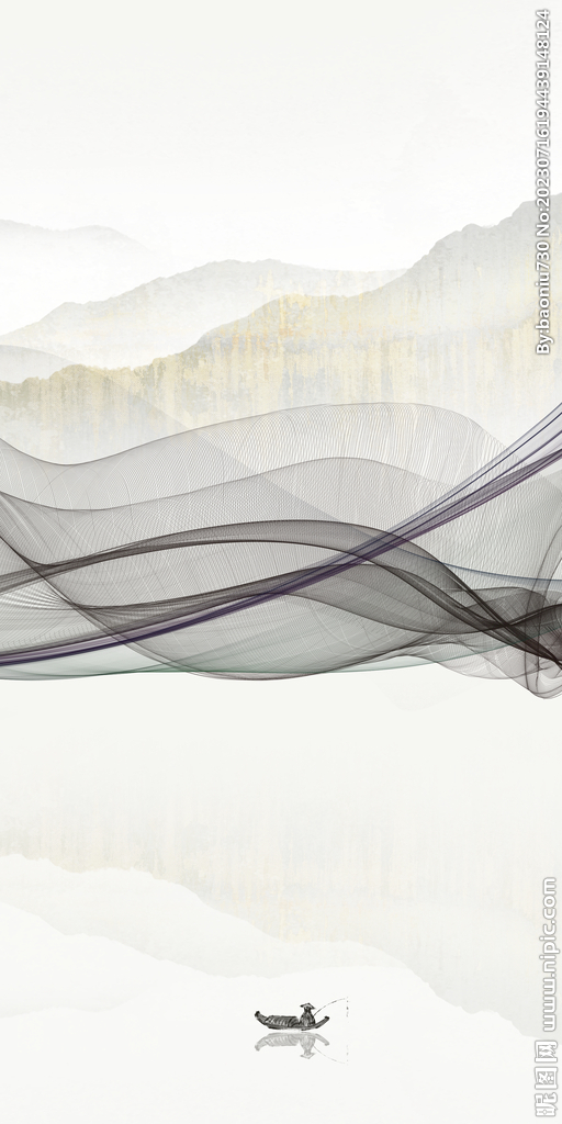 别墅 高档极简玄关 TIf分层