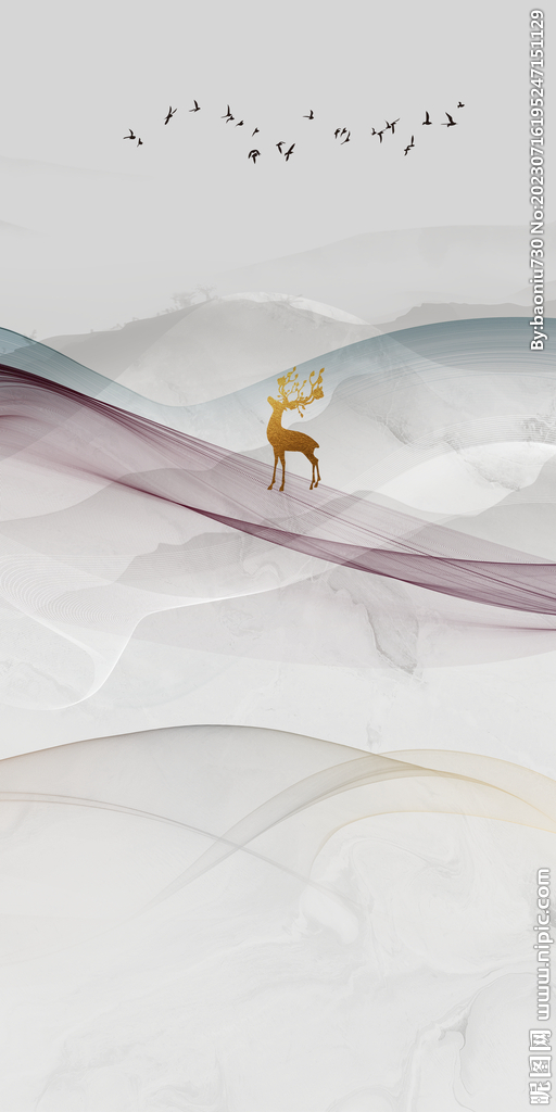 高清 高档极简玄关 TIf分层