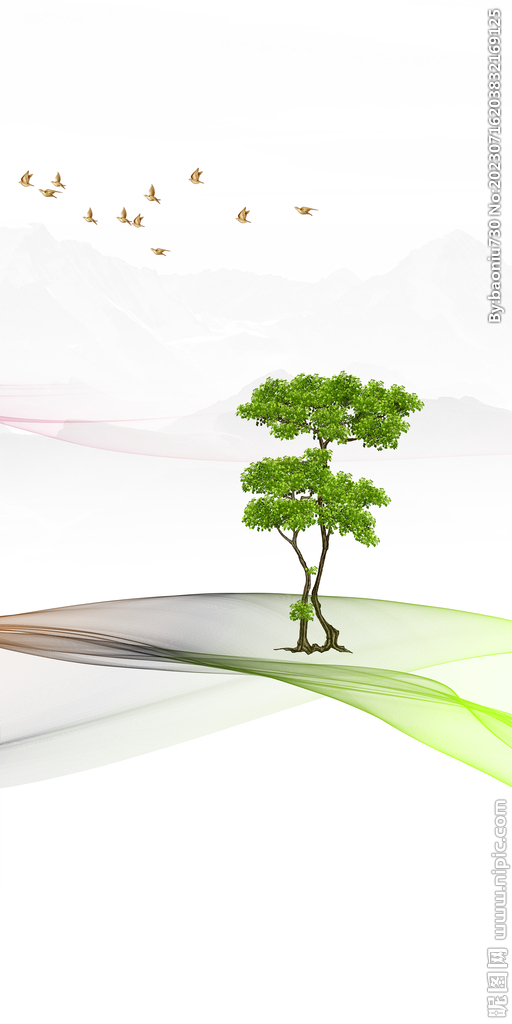 人气 大气清晰玄关 TIf分层