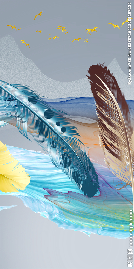 最新 中式高端玄关 Tif分层