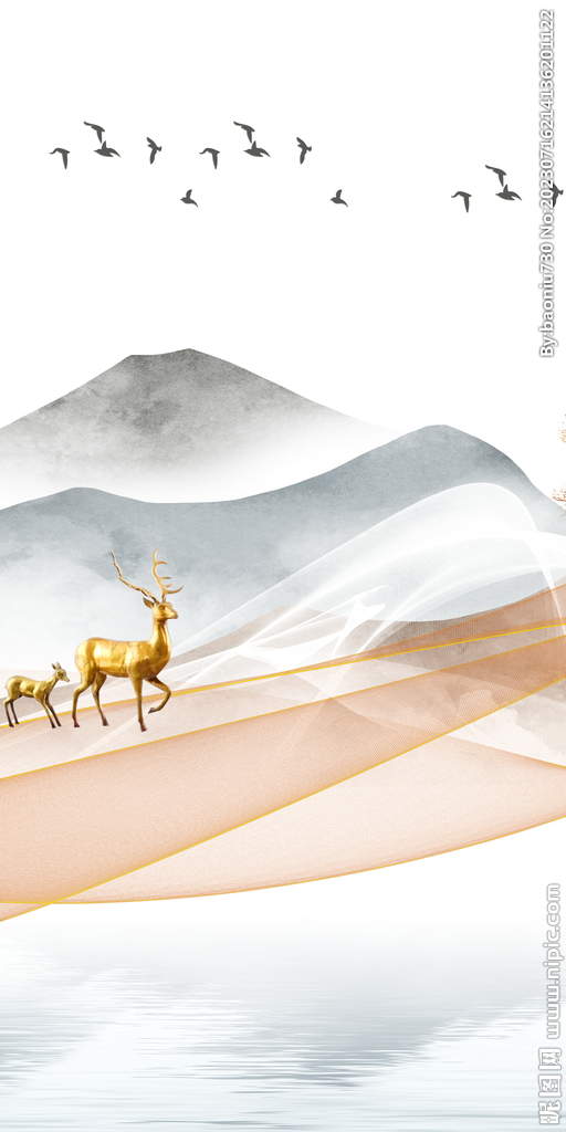 新款 人气清晰玄关 Tif分层