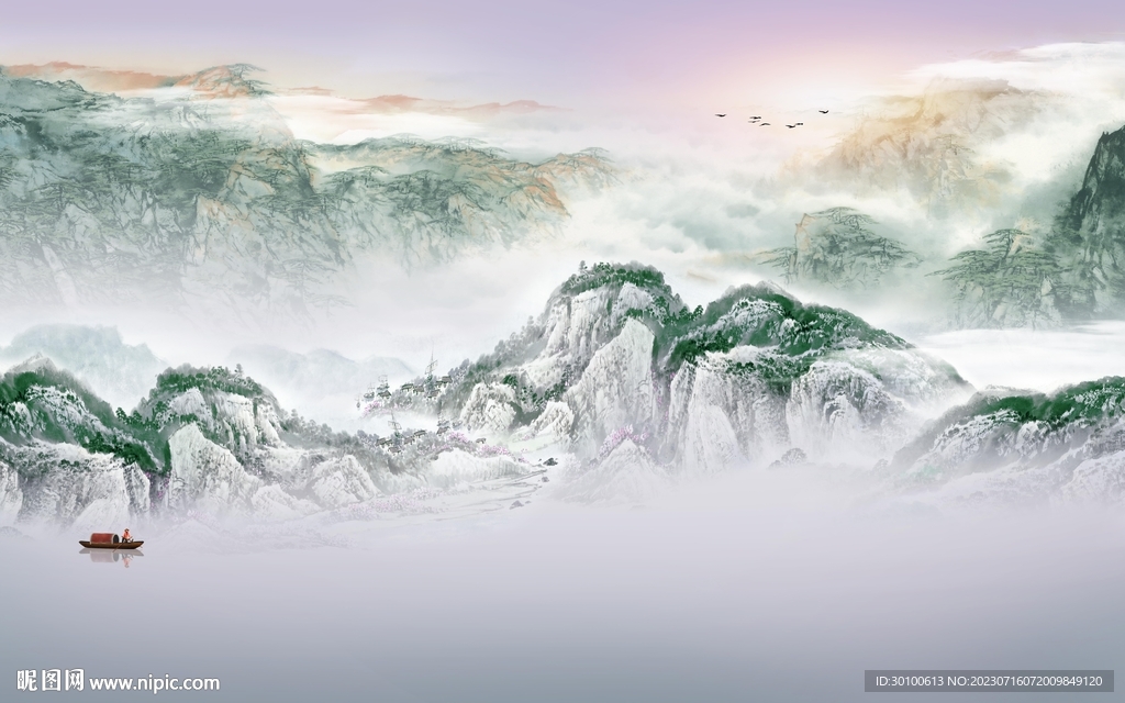 高清 人气最新山水 tif分层