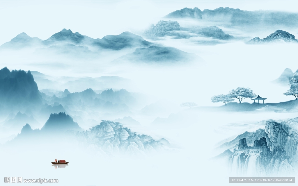 别墅 高端高清山水 TIF分层