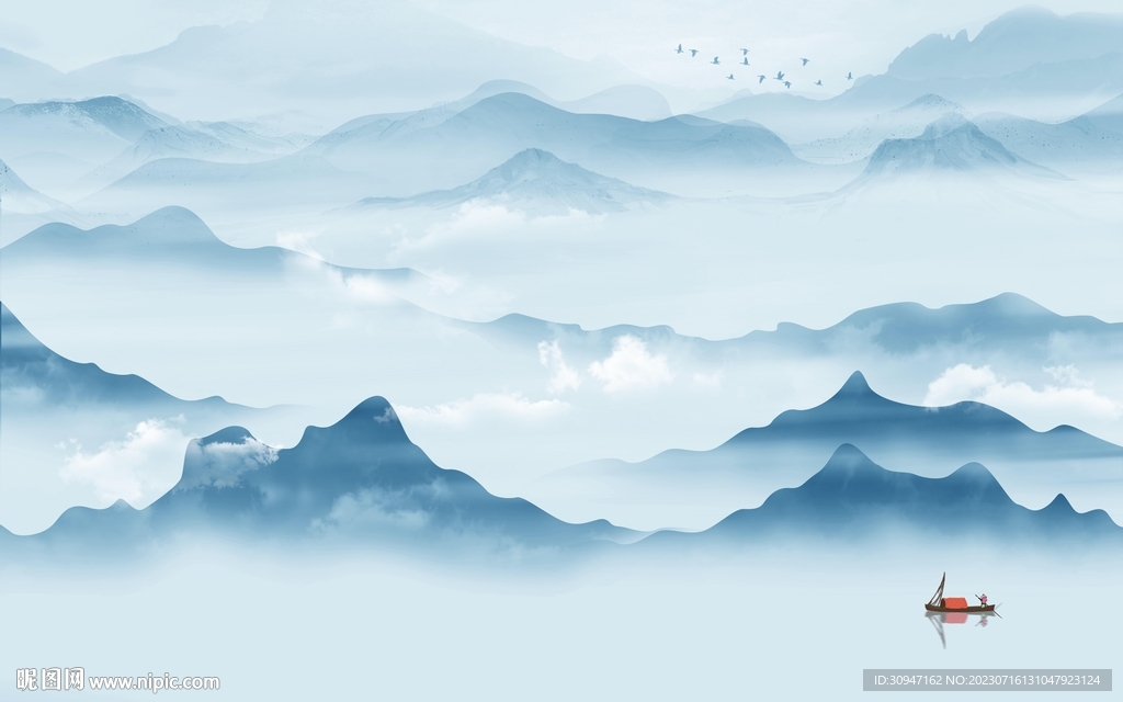 大气 高端高清山水 TIF分层