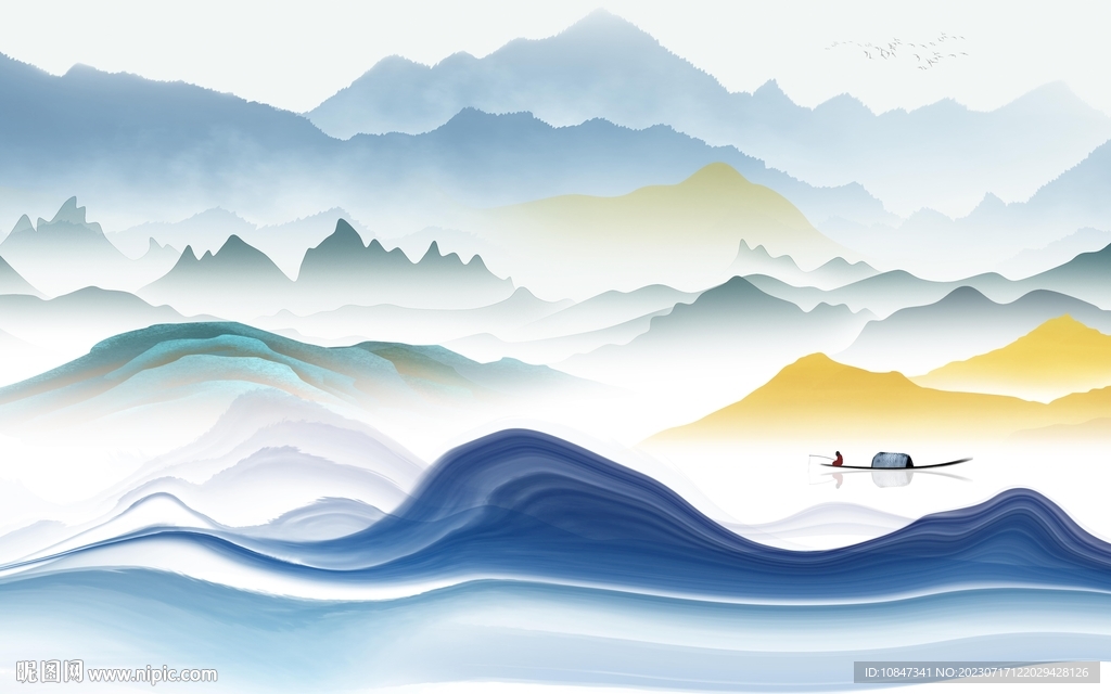 意境高端人气山水 TiF分层