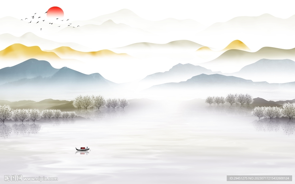 极简 最新高清山水 Tif分层