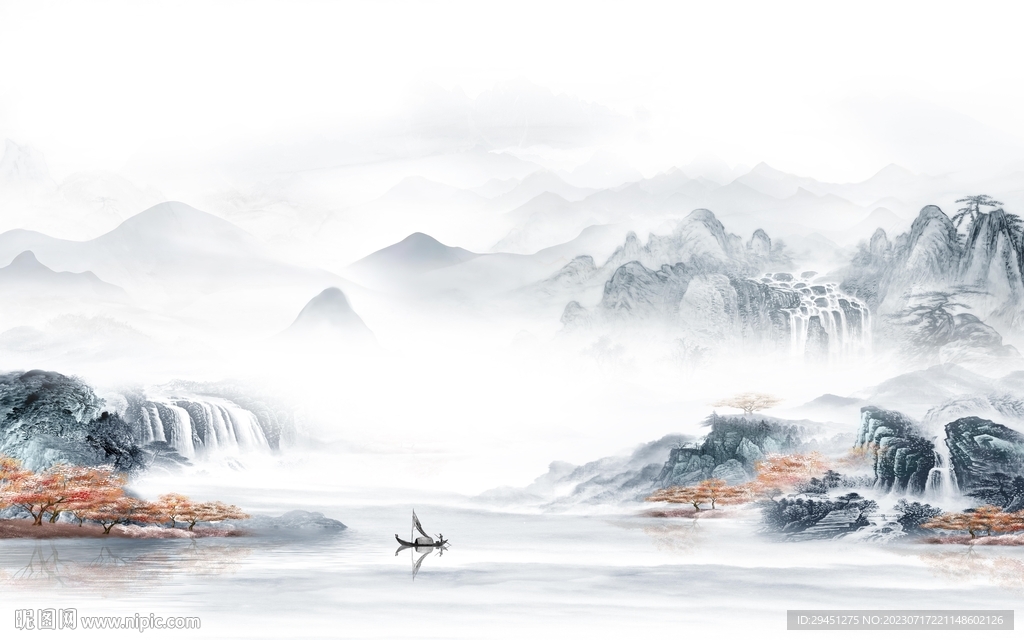 简约 最新高清山水 Tif分层