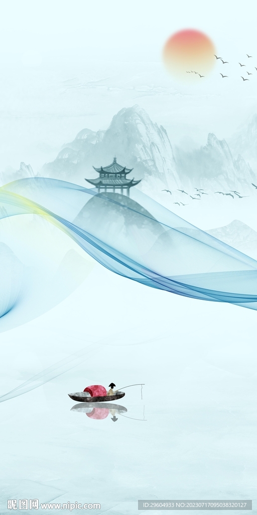 意境 高档高端玄关 Tif分层