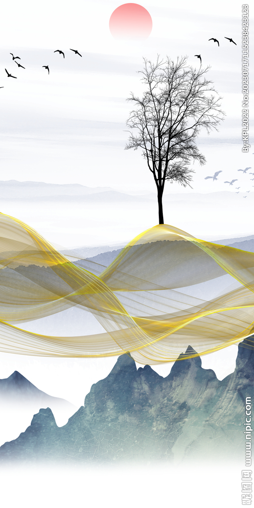 意境 最新玄关框画 Tif分层