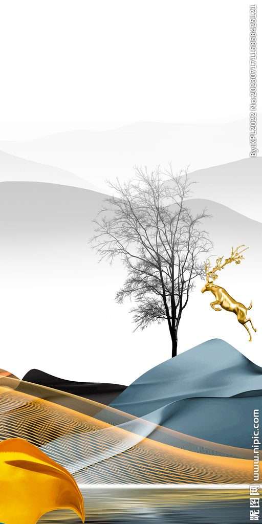 人气 最新玄关框画 Tif分层