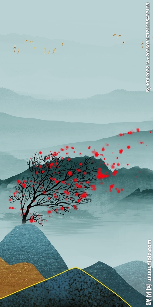 最新 高端玄关框画 Tif分层