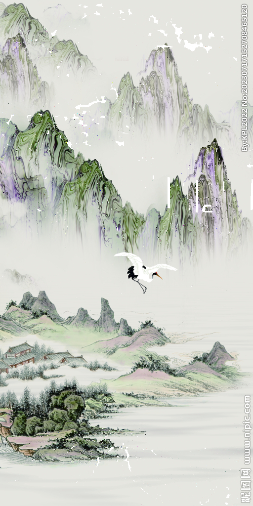 大气 高端玄关框画 Tif分层