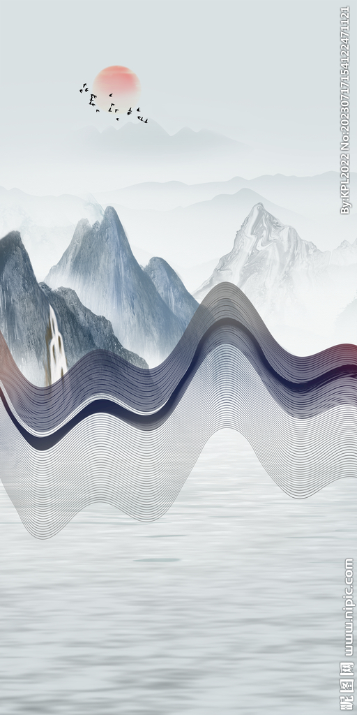 高档 极简最新玄关 Tif分层