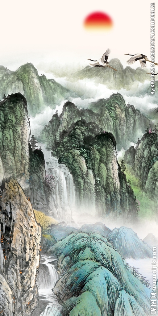 中式 极简高端玄关 Tif分层