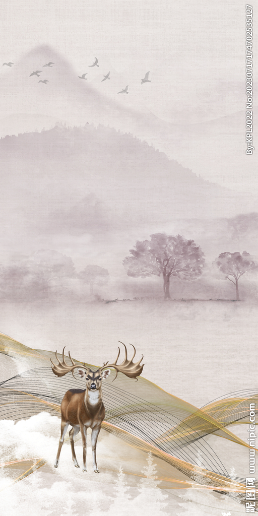 高清 现代高档玄关 Tif分层