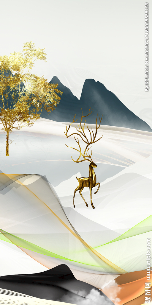 现代 高端高档玄关 Tif分层