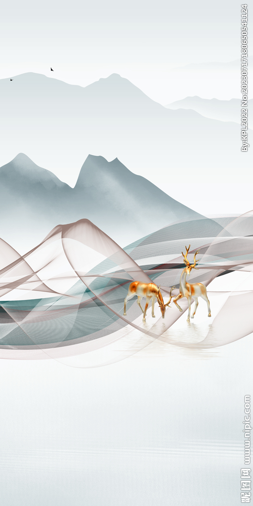 新品 新款高档玄关 tif分层