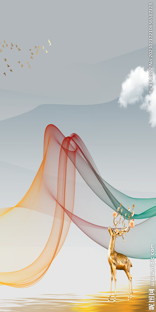 最新 高端人气玄关 Tif分层