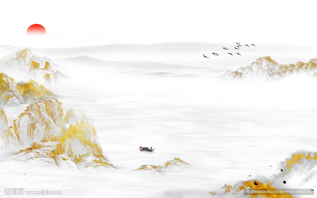 简约 高端新款山水 tiF分层