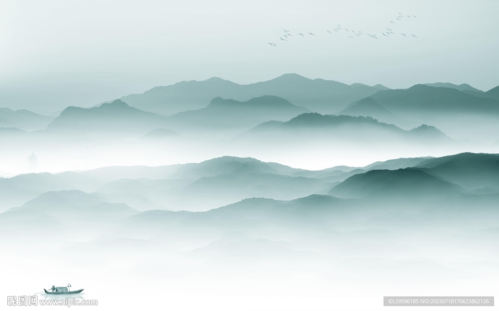 别墅 新款客厅山水 TIf分层