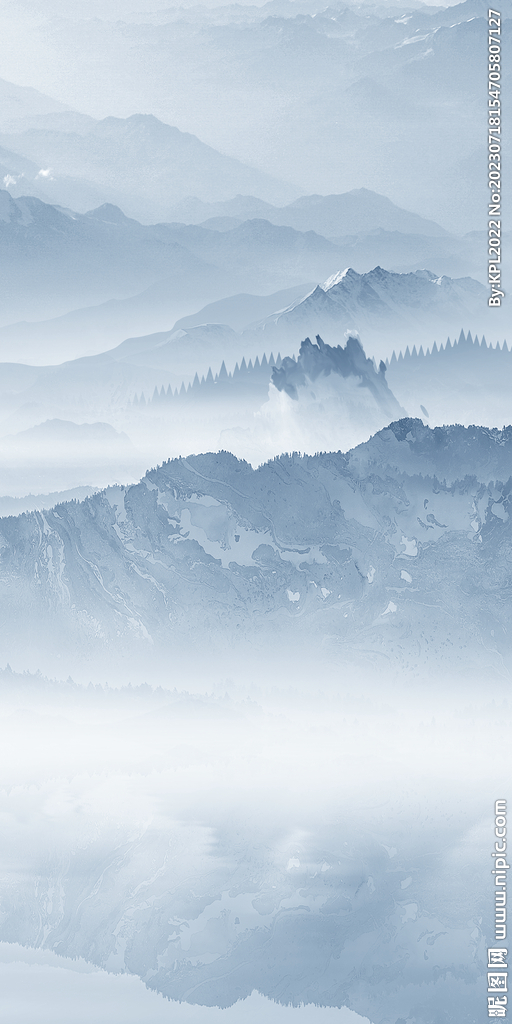 蓝色 中式爆款玄关 TiF分层