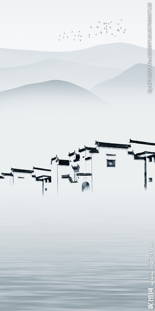 蓝色 人气新品玄关 Tif分层