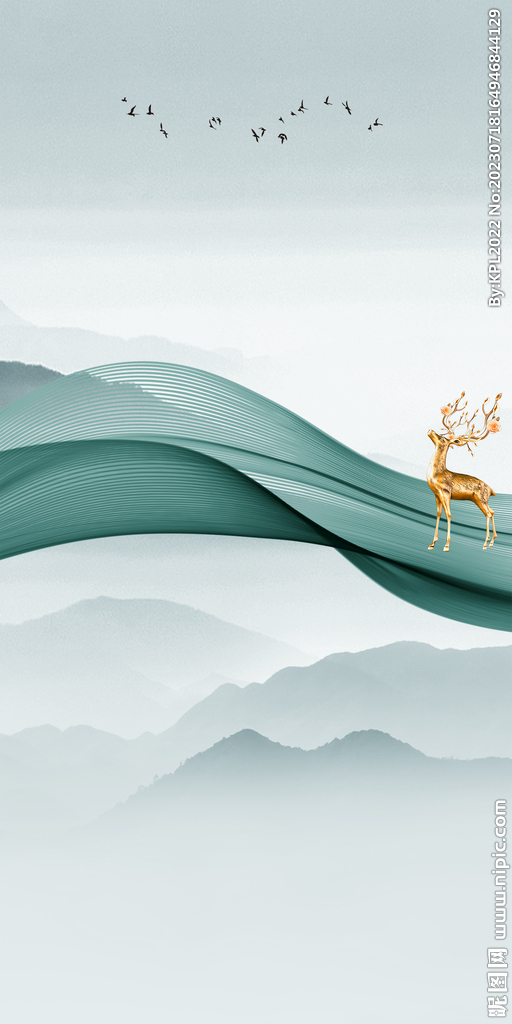 爆款 高清玄关新画 TiF分层