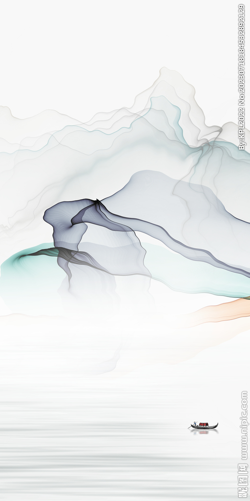 别墅 新意境玄关画 TiF分层