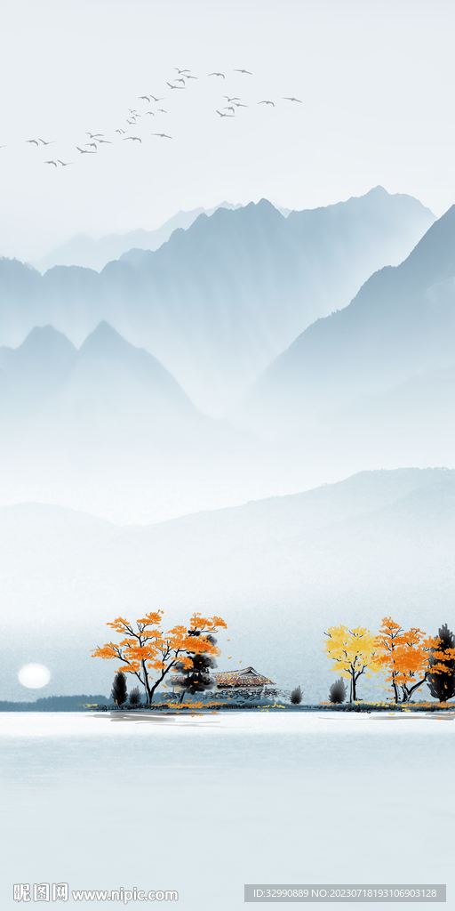 高端 清晰新玄关画 TiF分层