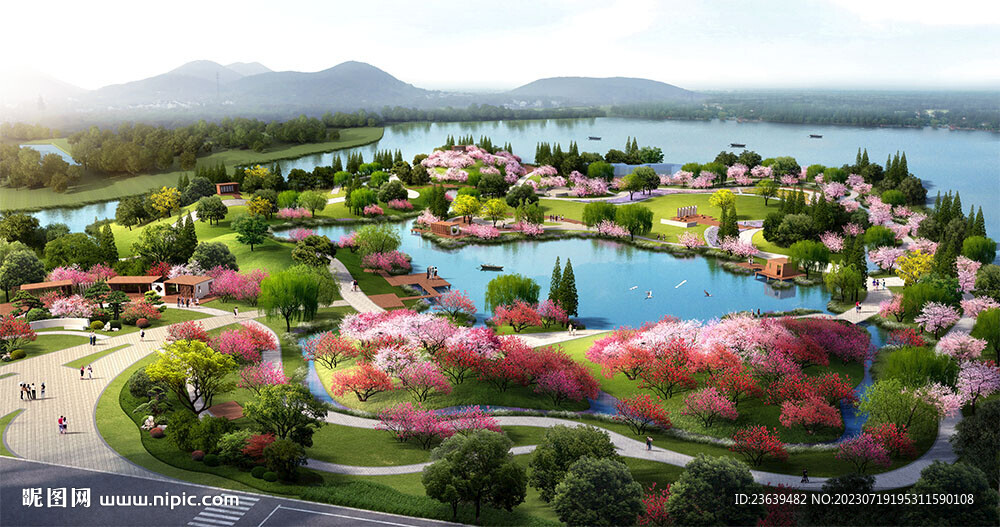 湿地公园效果图 