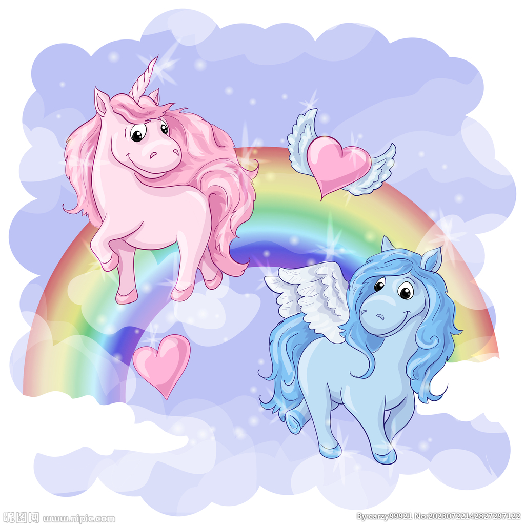 彩虹天使独角兽