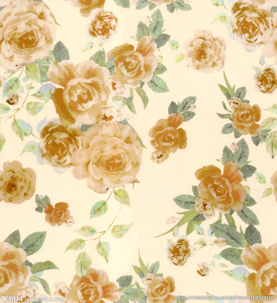 大牌手绘玫瑰花