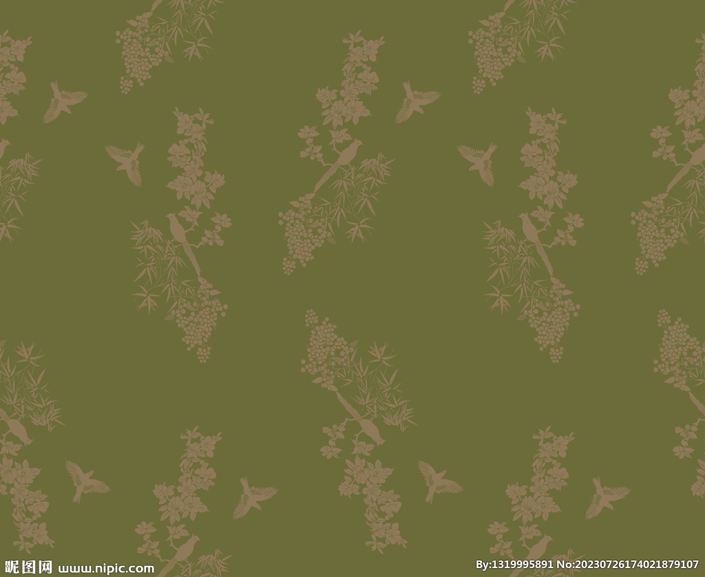 大牌 手绘花 碎花