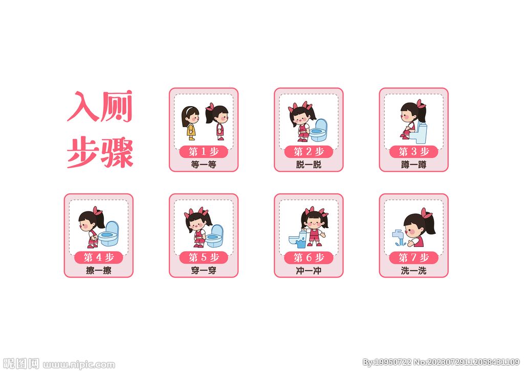 如厕步骤