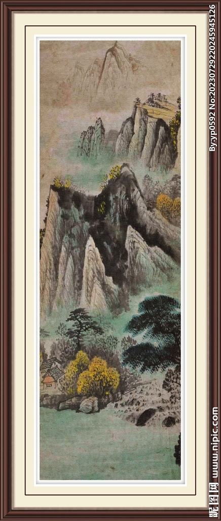 古画意境山水画