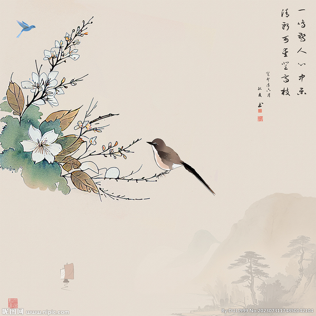 国画花鸟装饰画